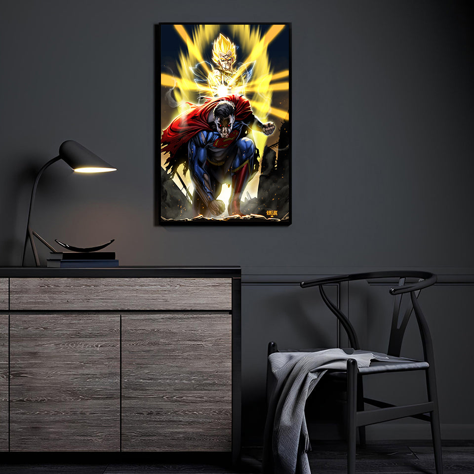 Broken Justice Clash Wall Art