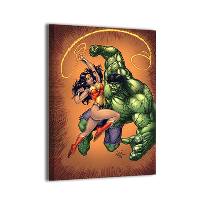 Titan Clash Showdown Wall Art