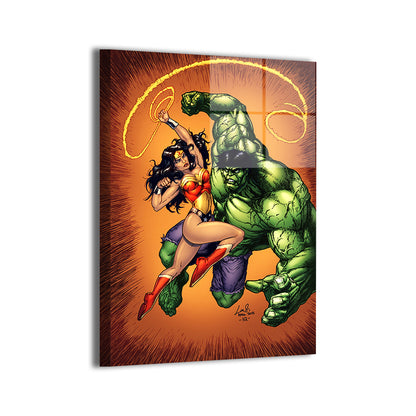 Titan Clash Showdown Wall Art