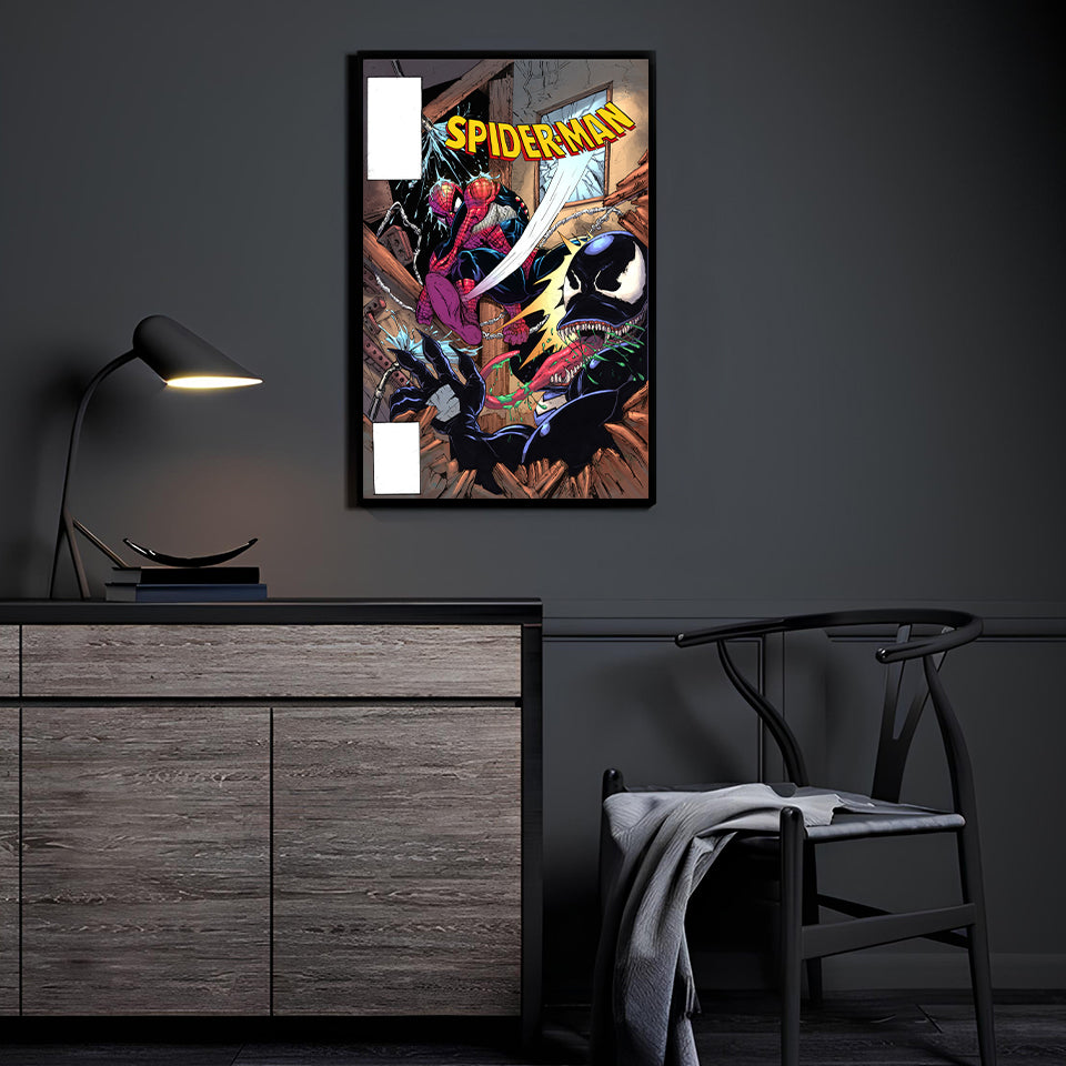 Symbiote Showdown Wall Art