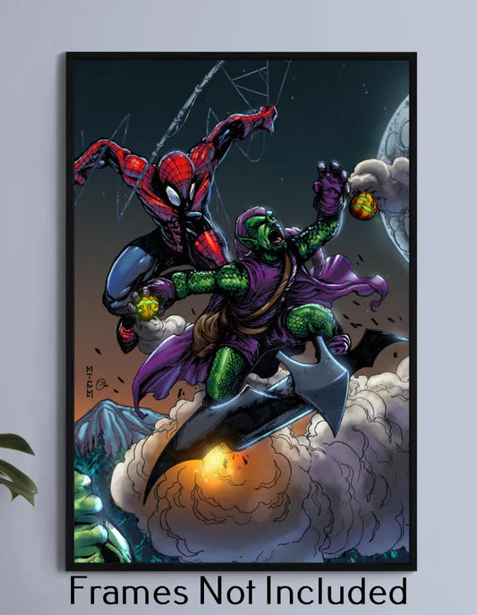 Web of Vengeance 16x24 Metal Print | Snapping Turtle Gallery