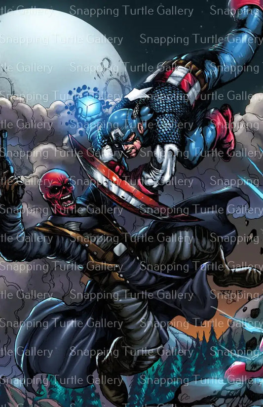 Red Skull Vs Captain America - Snapping Turtle Gallery