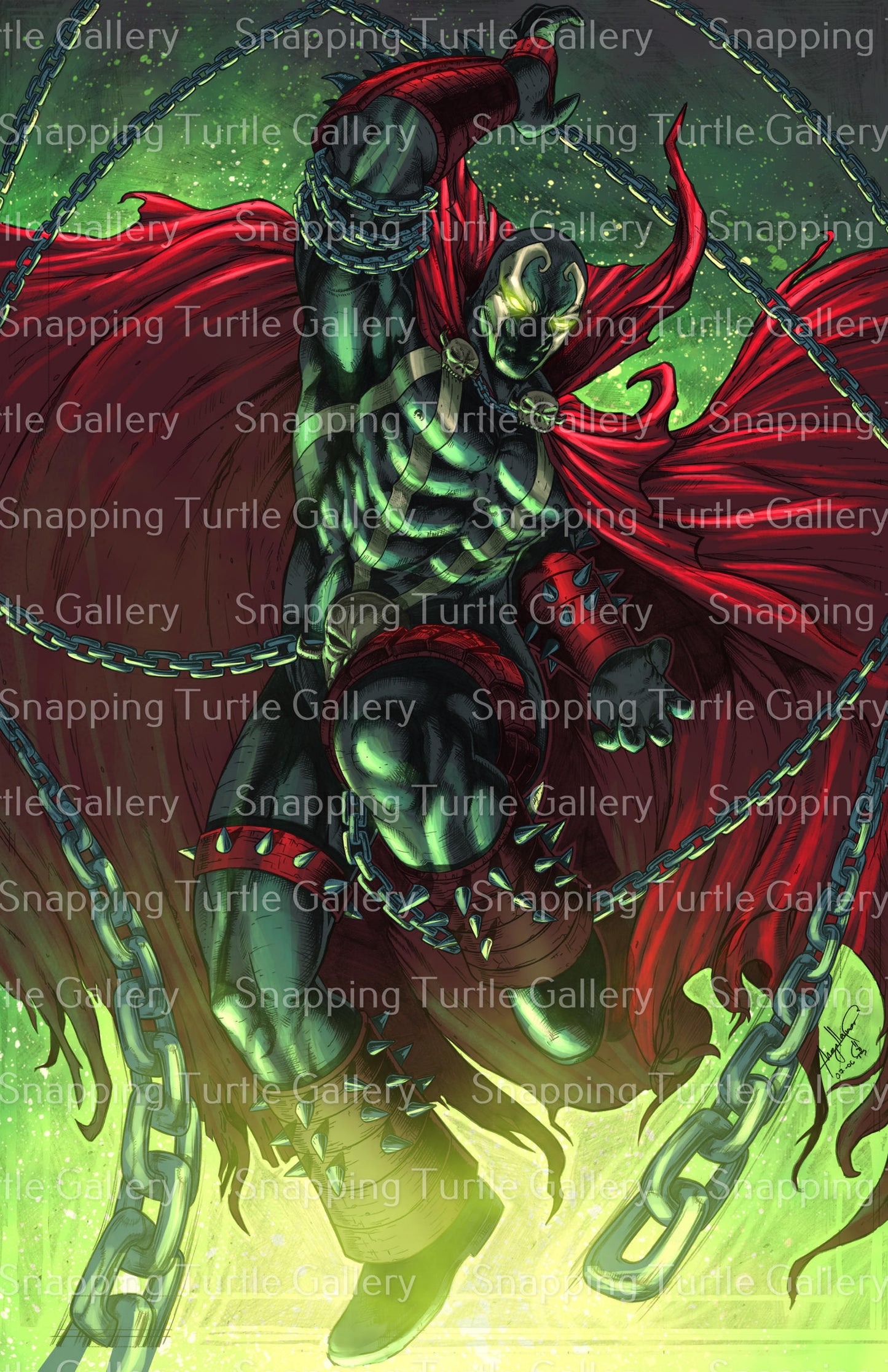 Hell Flames Wall Art