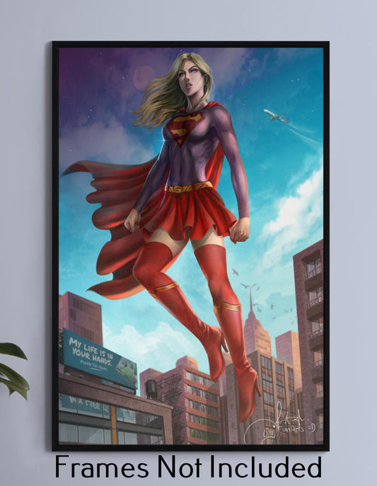 Supergirl Collaboration Wall Art