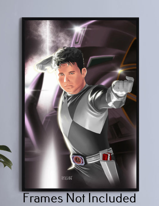 Johnny Yong Bosch  Black Ranger Wall Art
