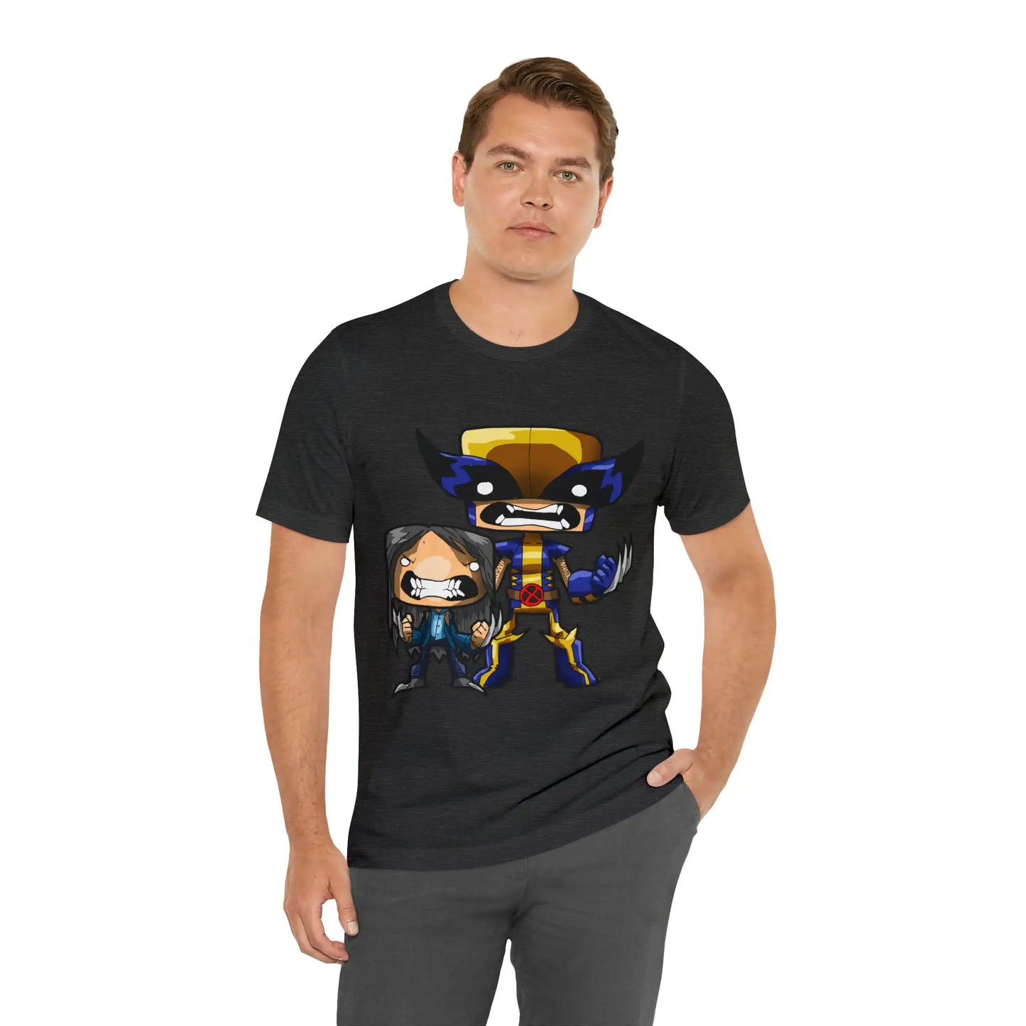 Wolverine and X-23 Cartoon X-men X32 Gift Tee Unisex For Men and Women