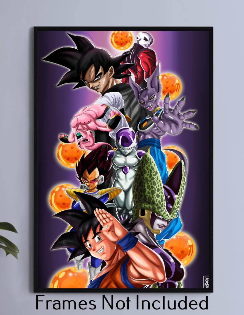 Dragon Ball Sagas Wall Art