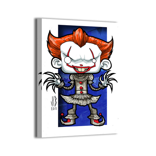 Chibi Clown Wall Art
