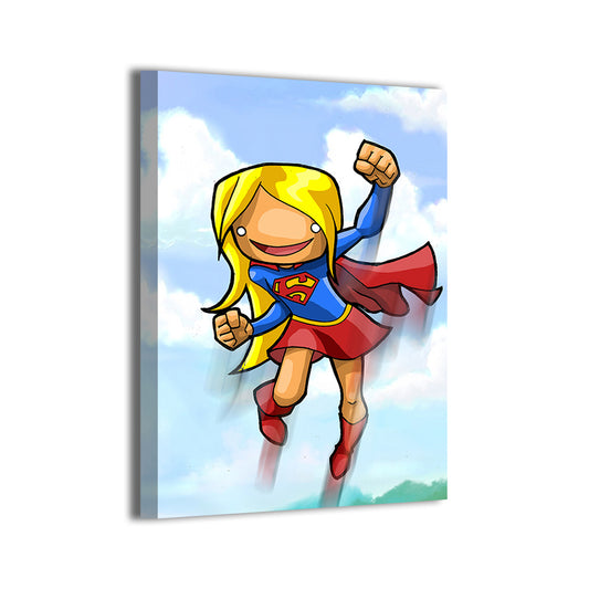 Skybound Heroine Wall Art