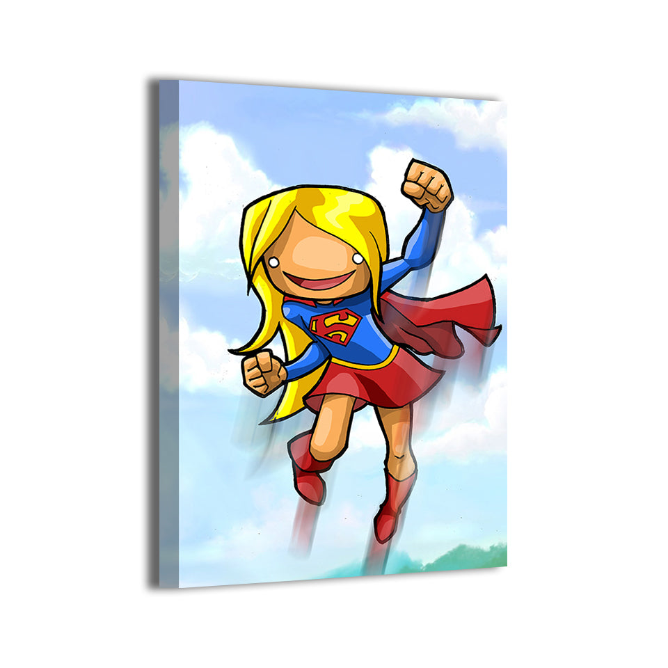 Skybound Heroine Wall Art