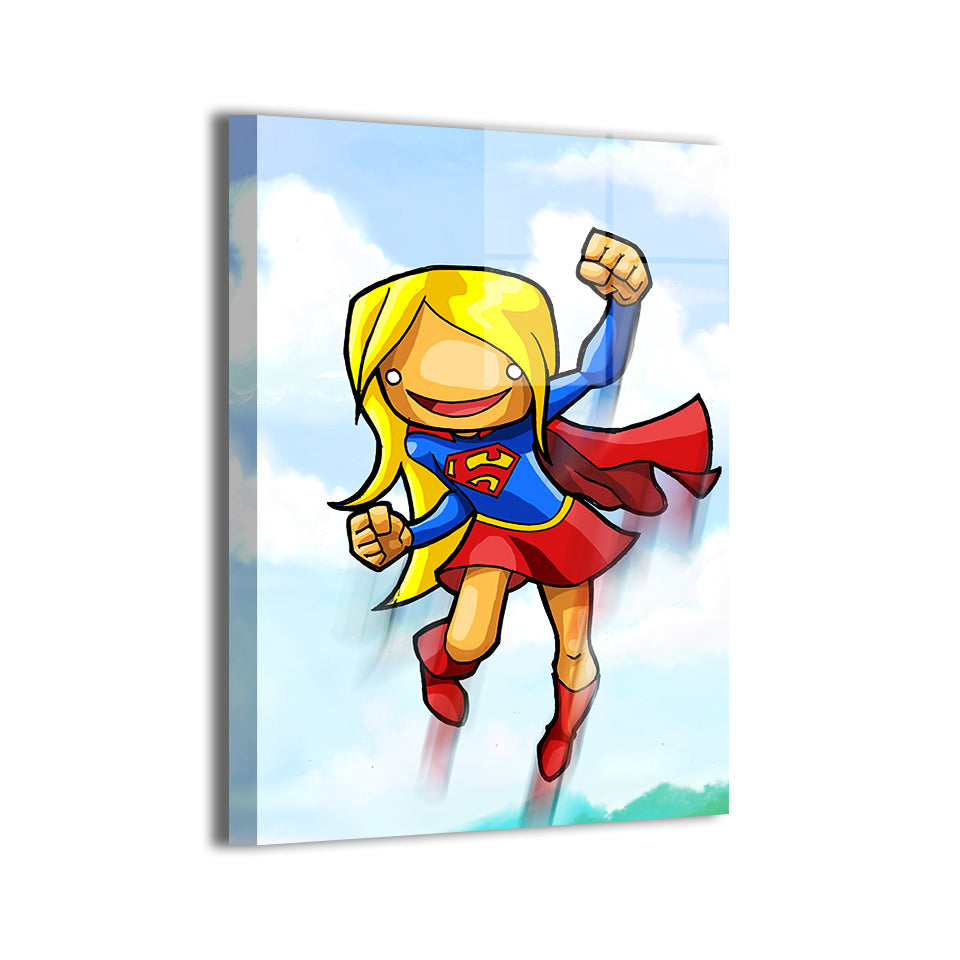 Skybound Heroine Wall Art