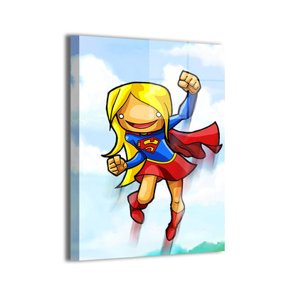 Skybound Heroine Wall Art