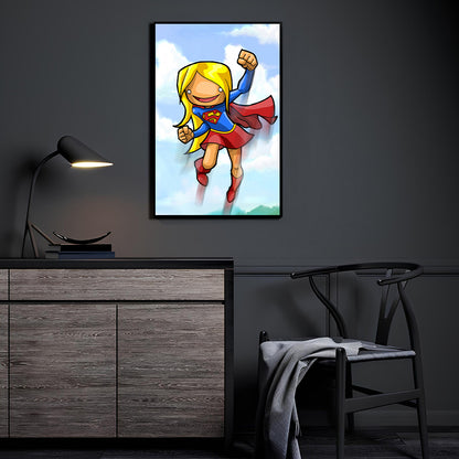 Skybound Heroine Wall Art