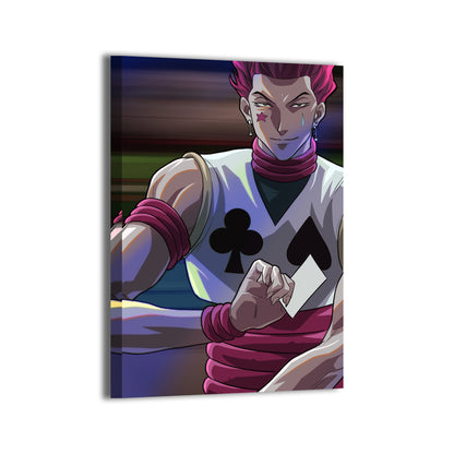 Hisoka Phantom Trickster Fan Wall Art Hunter x Hunter