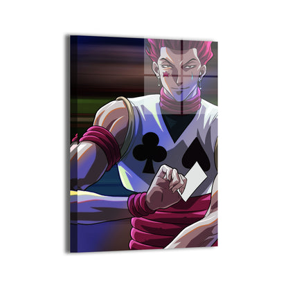 Hisoka Phantom Trickster Fan Wall Art Hunter x Hunter
