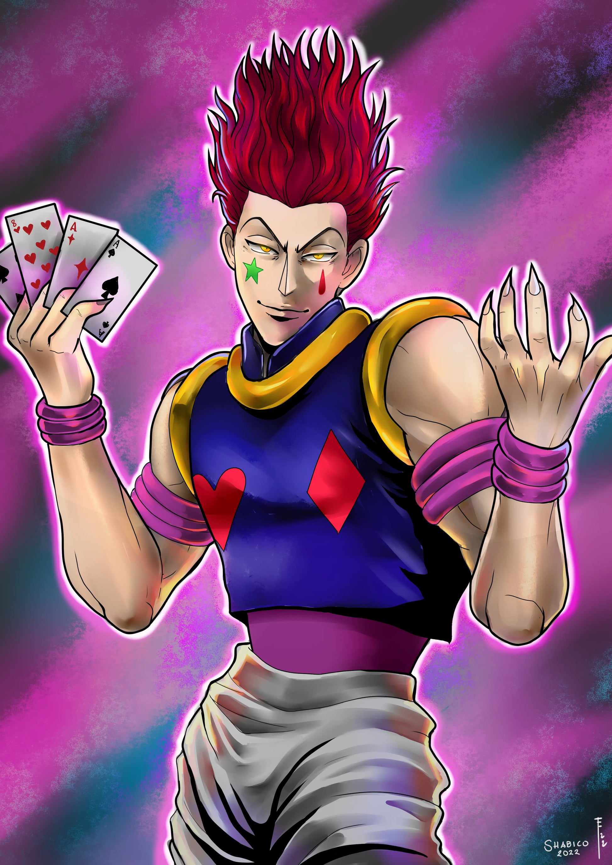 Hisoka Hunter X Hunter Fanart hisoka-hunter-x-hunter-fanart