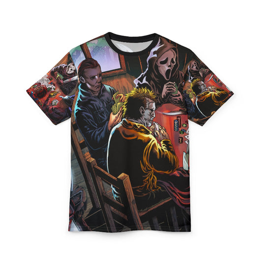 Horror Icons Poker Night All-Over Print Tee