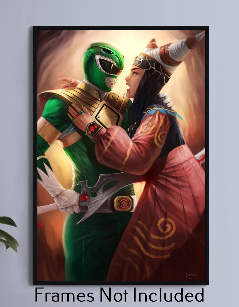 Green Ranger Death of Rita Wall Art