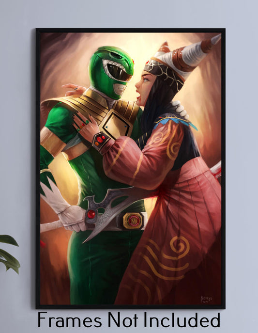 Green Ranger Death of Rita Wall Art
