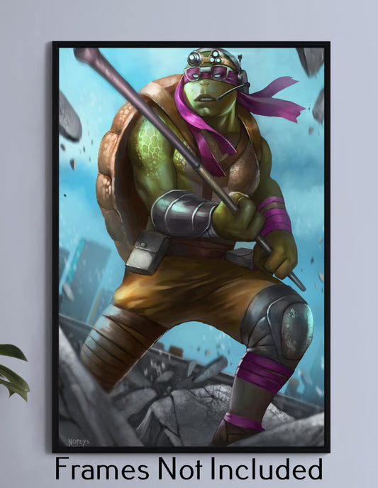 Donatello Teenage Mutant Ninja Turtles Movie Wall Art T-Shirt