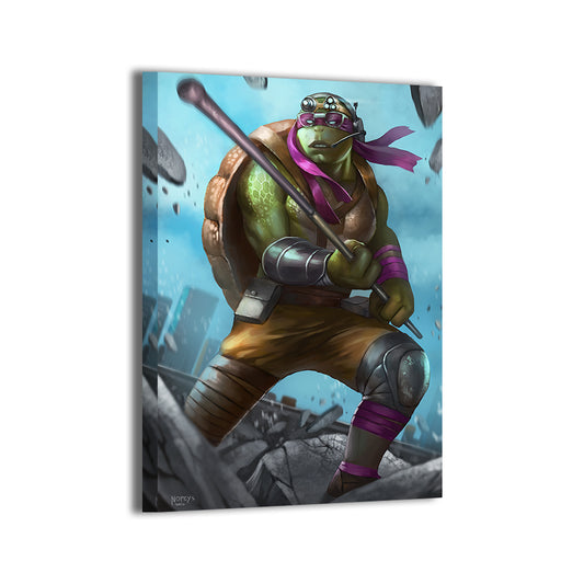 Techno Forge Donatello Wall Art Canvas Print – TMNT Donatello by Nopeys