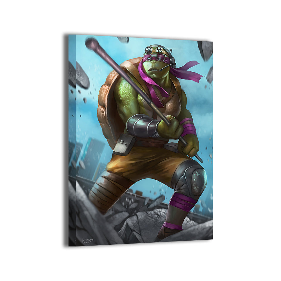 Techno Forge Donatello Wall Art Canvas Print – TMNT Donatello by Nopeys