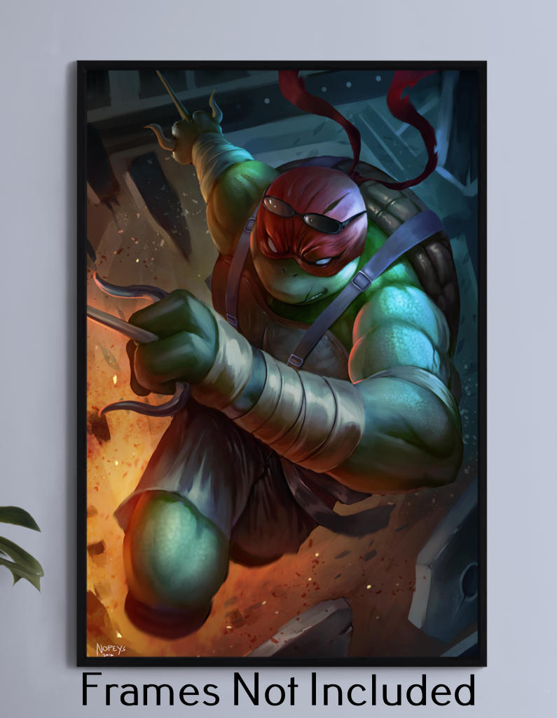 Raphael Teenage Mutant Ninja Turtles Movie Wall Art