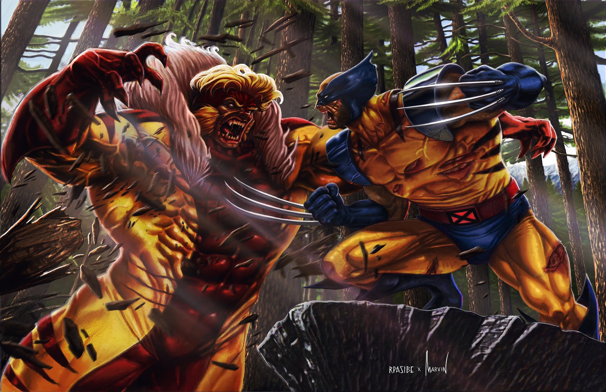 Wolverine Vs Sabertooth Snapping Turtle Gallery