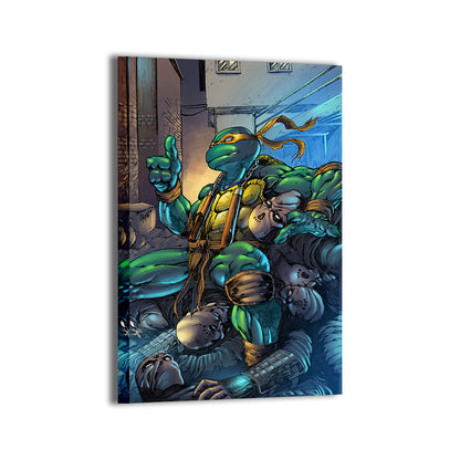 Orange Mask Warrior Wall Art