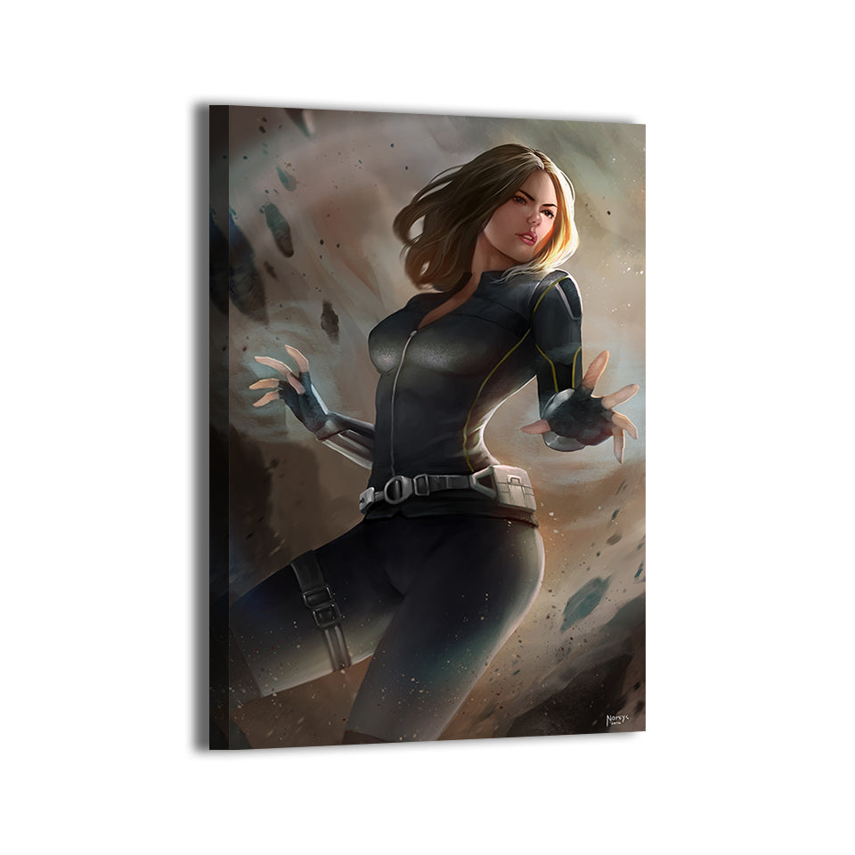 Quake Force Wall Art Canvas Print – Daisy Johnson by Nopeys