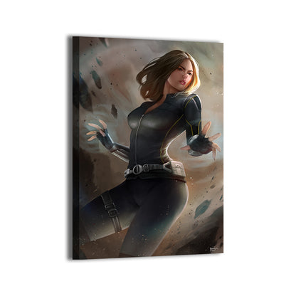 Quake Force Wall Art Canvas Print – Daisy Johnson by Nopeys