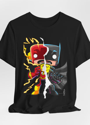 034 Flashpoint button batman and flash