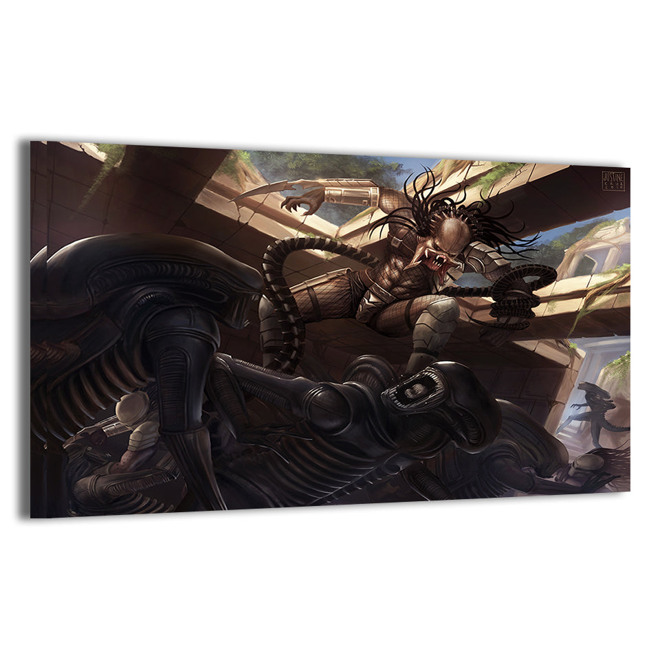 Aliens Vs Predator Wall Art