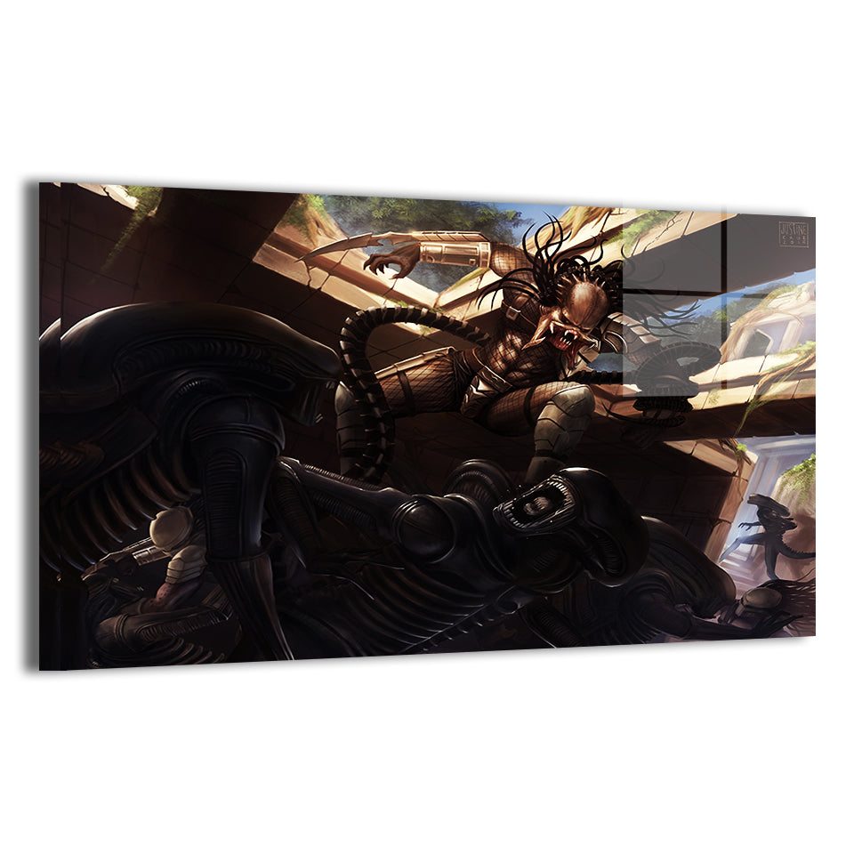 Aliens Vs Predator Wall Art