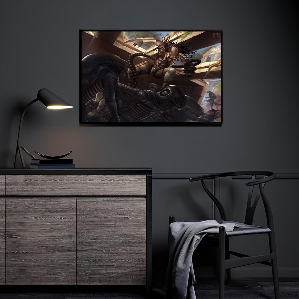 Aliens Vs Predator Wall Art