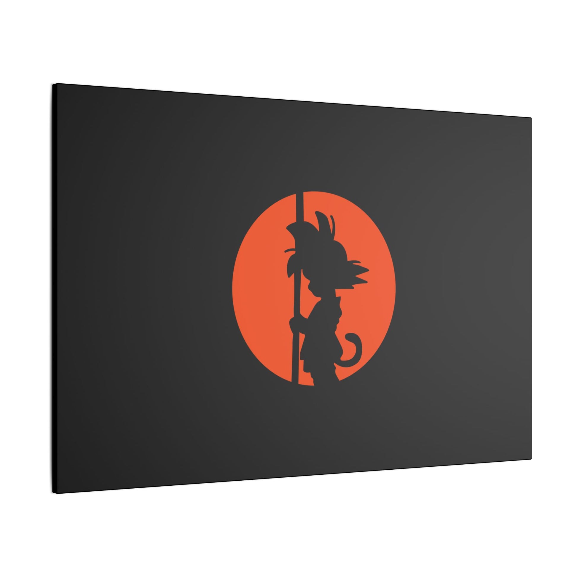 "Kid Goku Wall Art on premium canvas, acrylic, and metal – front view featuring iconic young Goku"
