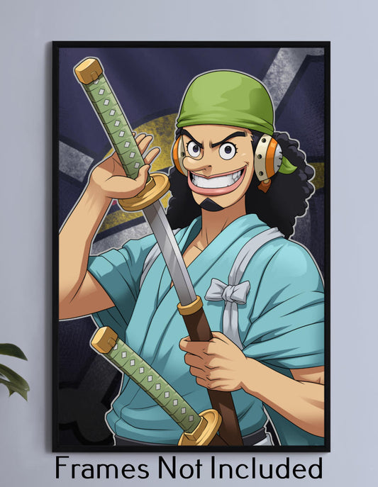 One Piece Pirate Usopp Wall Art
