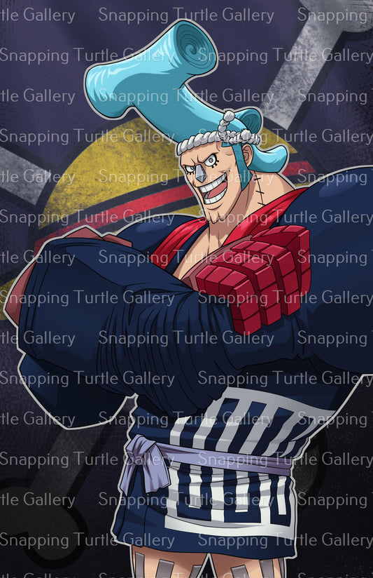 One Piece Pirate Franky Wall Art