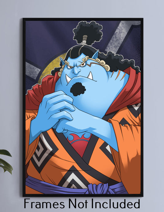 One Piece Pirate Jinbei Wall Art