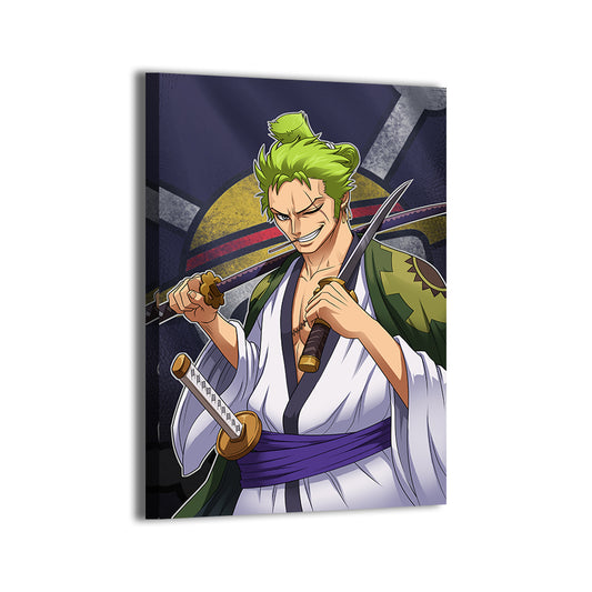 One Piece Pirate Zoro Wall Art