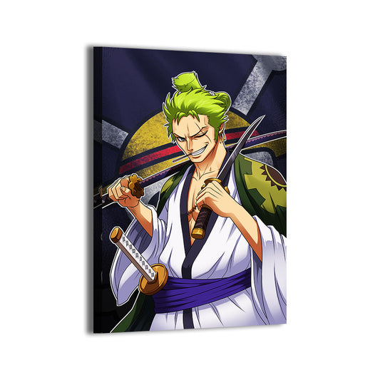 One Piece Pirate Zoro Wall Art