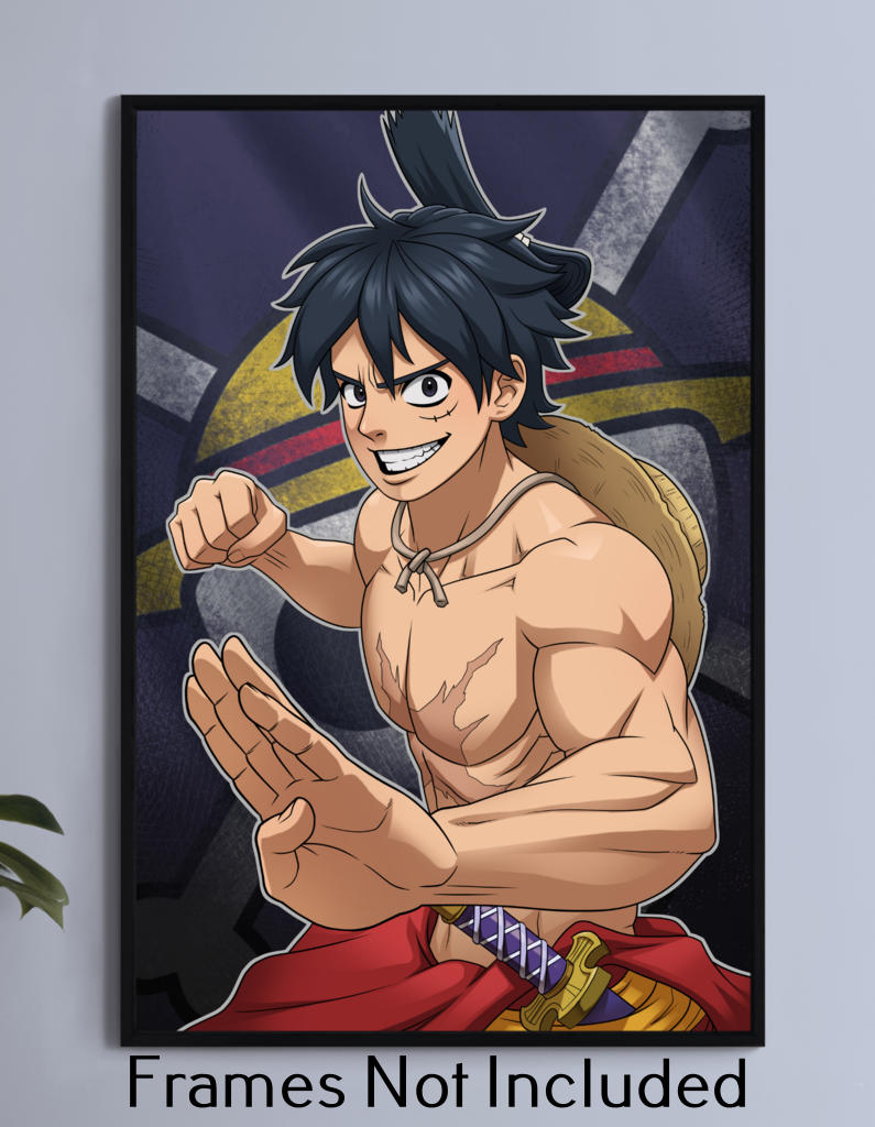 One Piece Pirate Luffy Wall Art