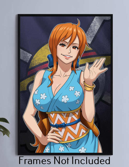 One Piece Pirate Nami Wall Art