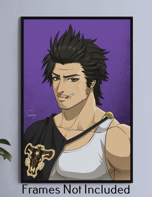 Black Clover Yami Wall Art