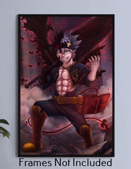 Black Clover Asta Wall Art