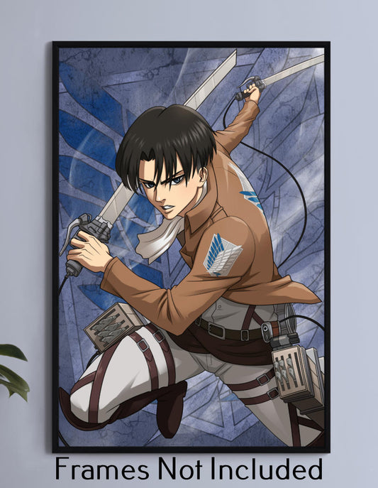 Levi Attack on Titan Wall Art
