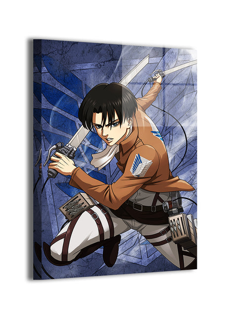 Levi Ackerman Wall Art | Attack on Titan Acrylic, Metal & Canvas Print - Snapping Turtle Gallery
