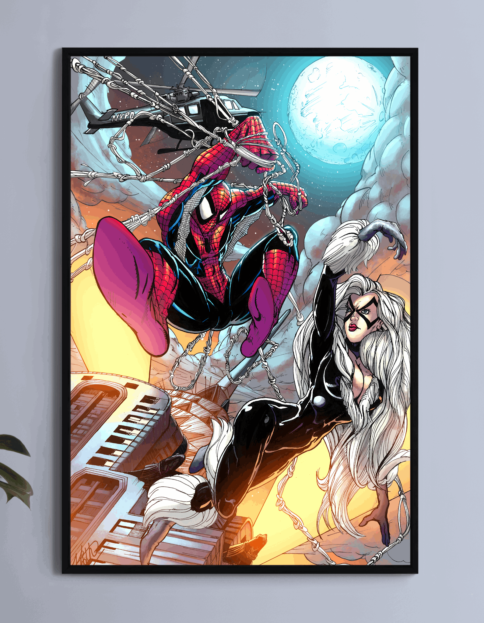 Black Cat and Spider-Man