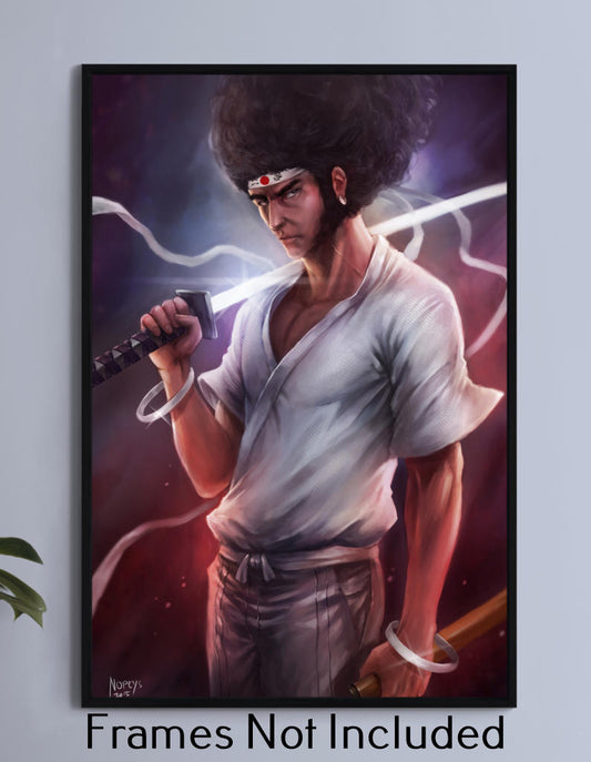 Afro Samurai Wall Art