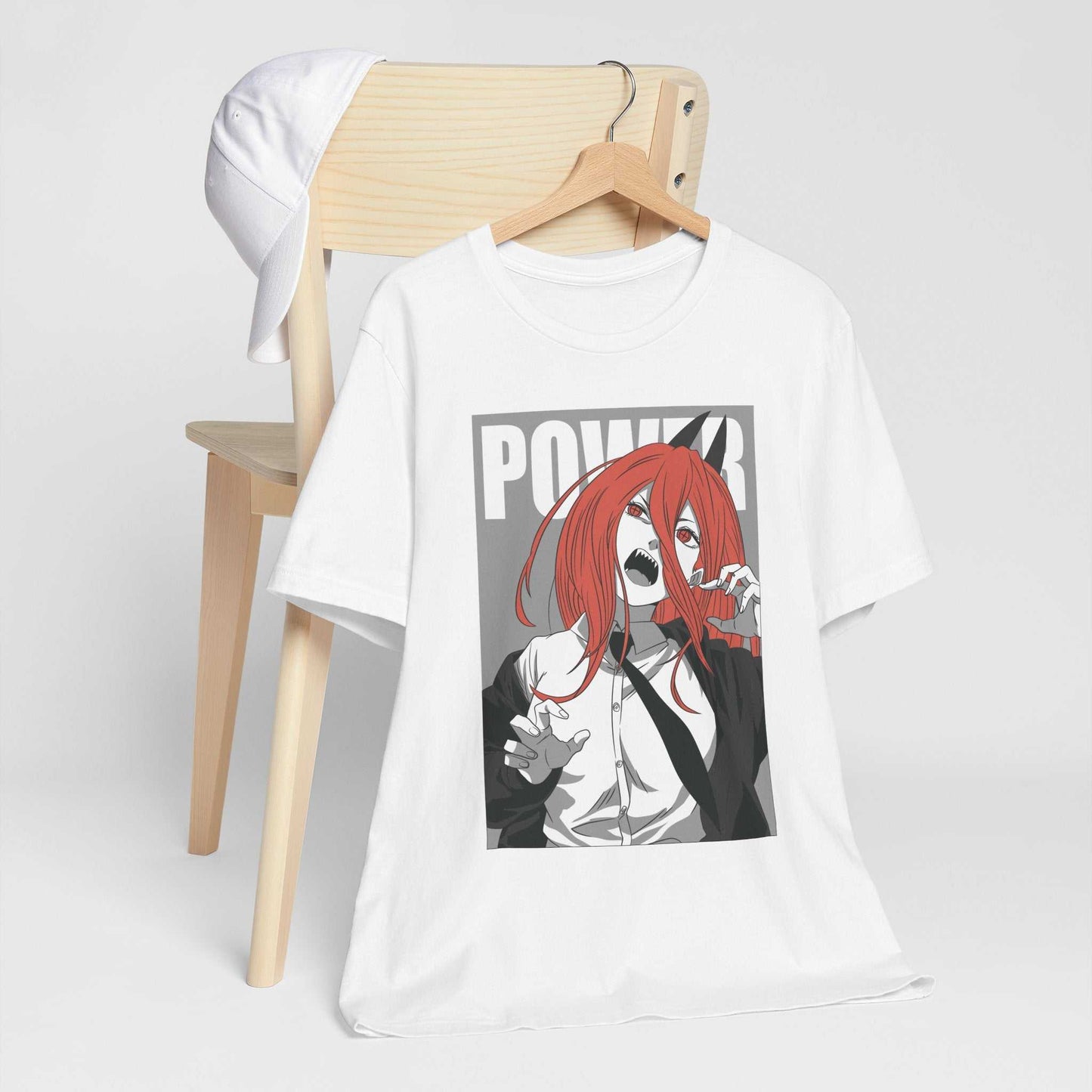Power Monochrome Anime Shirt